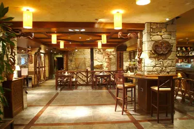 Un restaurante o sitio para comer en Hotel Hospital de Benasque