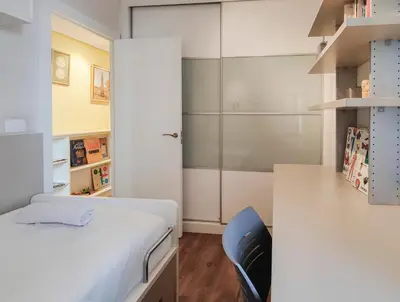 Cama o camas de una habitación en La Elegancia del Centro by Alogest