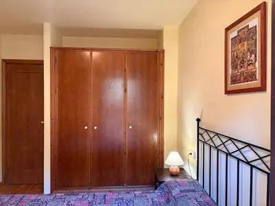 Cama o camas de una habitación en Triplex espectacular- Comodidad, fuego y vistas - Erta 8