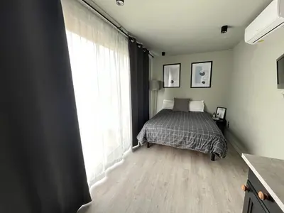 Cama o camas de una habitación en LA CASA CONTENEDOR