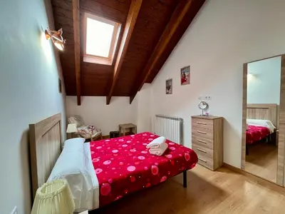 Cama o camas de una habitación en BPIRINEOS-Ardonés