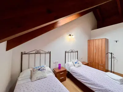 Cama o camas de una habitación en BPIRINEOS-Ardonés