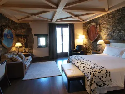 Cama o camas de una habitación en Los Siete Reyes