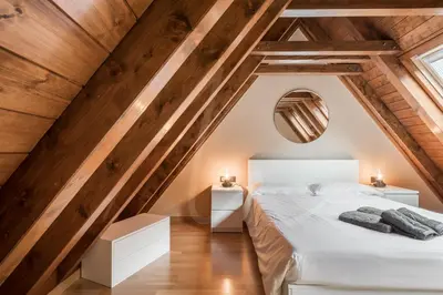 Cama o camas de una habitación en Casa Montjòia by SeaMount Rentals