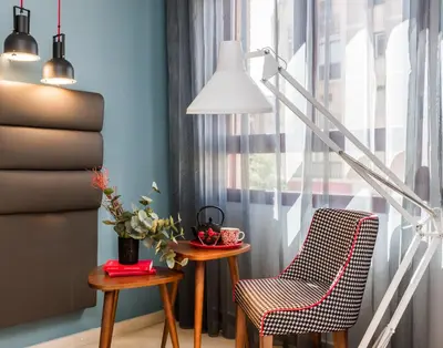 Zona de estar de Hotel Pamplona Plaza
