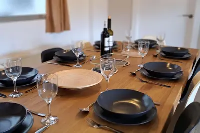 Bebidas en Piso acogedor en los Pirineos