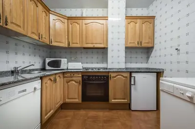 Una cocina o zona de cocina en Riu Nere Mountain Apartments