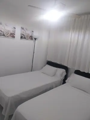 Cama o camas de una habitación en Apartamento en el centro de zaragoza 