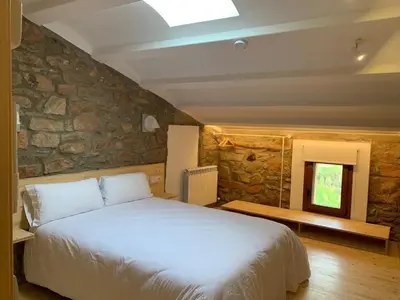 Cama o camas de una habitación en Masoveria la Boba