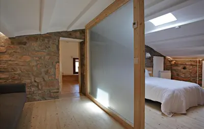 Cama o camas de una habitación en Masoveria la Boba
