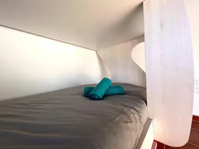 Cama o camas de una habitación en Apartamento Gerri - L'Amfitriona
