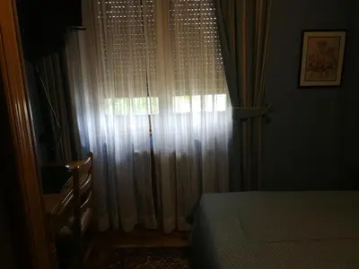 Cama o camas de una habitación en Hotel Xabier