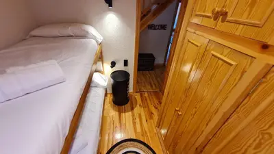 Cama o camas de una habitación en Boí Taüll CALMA DÚPLEX