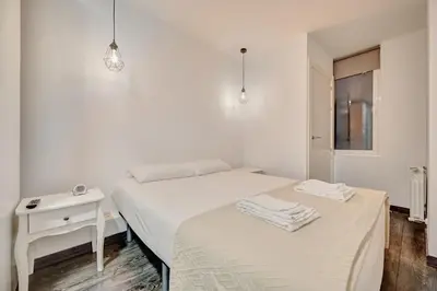 Cama o camas de una habitación en El Navarro Suite - Gestión familiar
