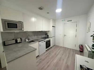 Una cocina o zona de cocina en Apartamento Entre Ríos