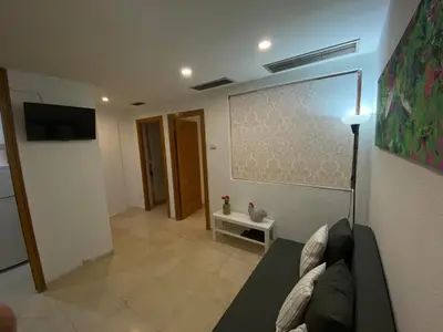 Una televisión o centro de entretenimiento en Carol's home II