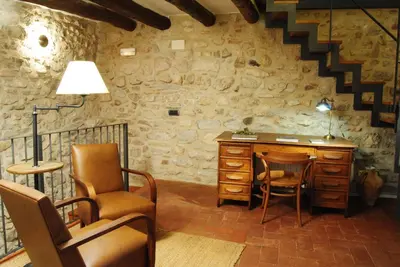 Zona de estar de Cal Porxo del Priorat