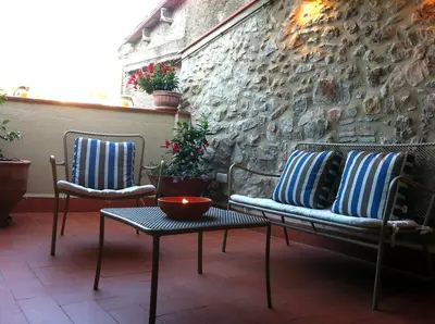 Zona de estar de Cal Porxo del Priorat