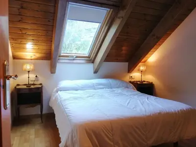 Cama o camas de una habitación en Dúplex elegante de montaña con vistas y confort - Erta 6