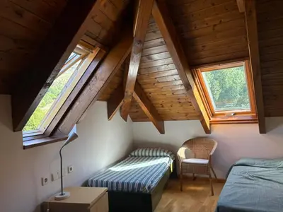 Zona de estar de Dúplex elegante de montaña con vistas y confort - Erta 6