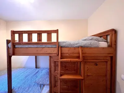 Cama o camas de una habitación en Apartament La Falla - L'Amfitriona
