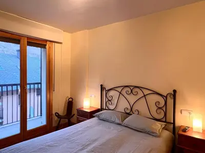Cama o camas de una habitación en Apartament La Falla - L'Amfitriona