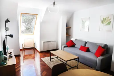 Zona de estar de Apartamento La Campa
