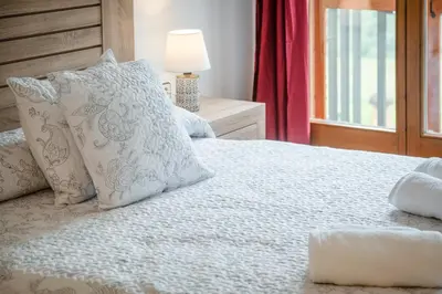 Cama o camas de una habitación en Casa Joana - Apartamento Lo Pamano