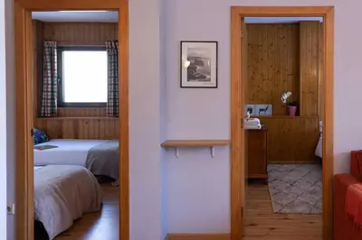 Cama o camas de una habitación en Tebarray ☆ Increíbles vistas, terraza y garaje · Pirineos360