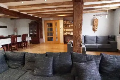 Zona de estar de Enekoizar apartamento