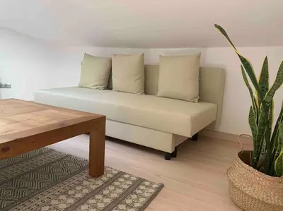 Zona de estar de La Pau Apartament