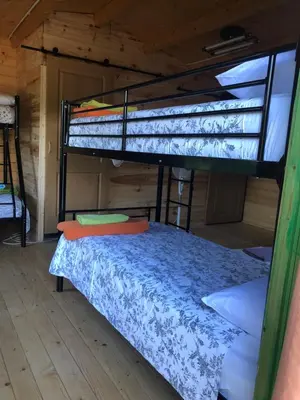 Cama o camas de una habitación en Refugi MARILLUNA