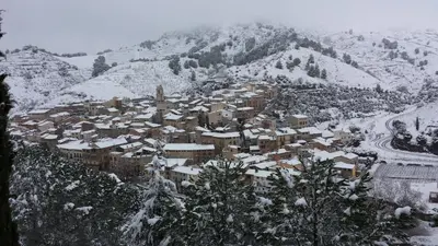 Cal Porrerà 1800 en invierno