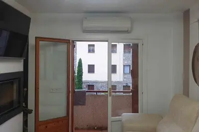 Zona de estar de Acogedor apartamento en el Pirineo aragonés.