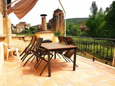 Un balcón o terraza de Casa Rural Barangua en el Pirineo Aragonés