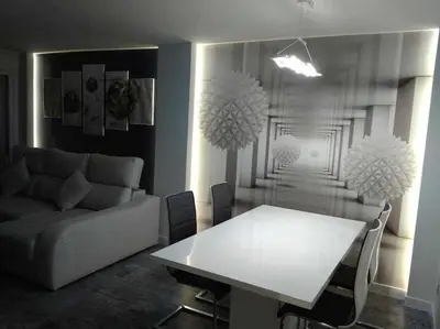 Zona de estar de Nuevo apartamento en el centro, Parking incluido