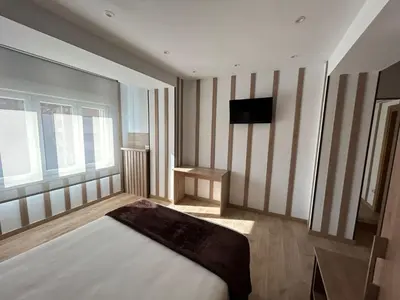 Cama o camas de una habitación en Calahorra Centro