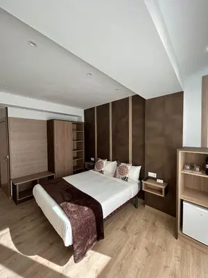 Cama o camas de una habitación en Calahorra Centro