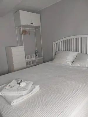 Cama o camas de una habitación en Apartamento Zaragoza Plaza Europa
