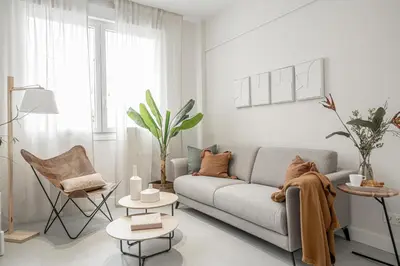 Zona de estar de Apartamentos Pamplona by Clabao