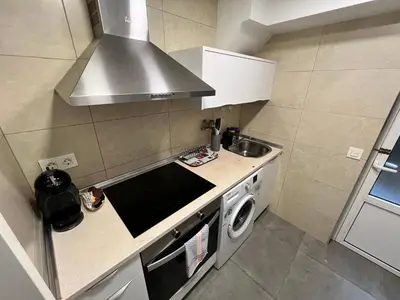 Una cocina o zona de cocina en Apartamenticos Estudio Las Armas II