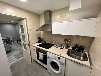 Una cocina o zona de cocina en Apartamenticos Estudio Las Armas II