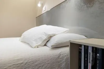 Cama o camas de una habitación en Apartamentos en Baztan HIRU KABI, HIGA