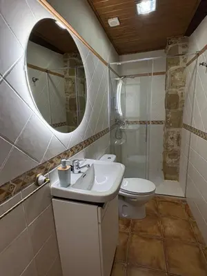 Un baño de Casa Nemesio, enclave y vistas excepcionales