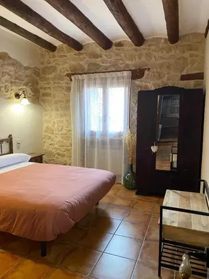Cama o camas de una habitación en Casa Nemesio, enclave y vistas excepcionales