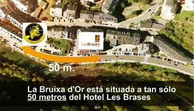 Plano de Hotel Restaurant Les Brases