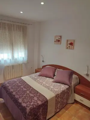 Cama o camas de una habitación en Apartamento Torre Sancho