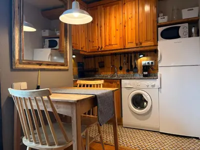 Una cocina o zona de cocina en Confort nórdico en la montaña - Besiberri 4