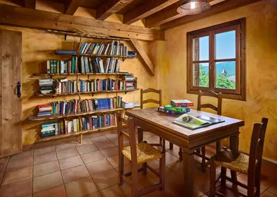 Biblioteca en el agroturismo
