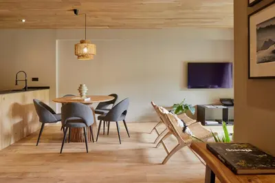 Una televisión o centro de entretenimiento en Jardí d'Arties by FeelFree Rentals